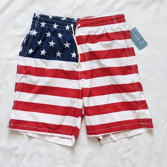 Old Navy Other - NWT Men's Old Navy American Flag Swim Trunks